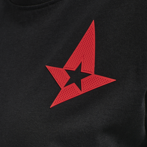 ASTRALIS T-SHIRT S/S WOMAN, BLACK, packshot