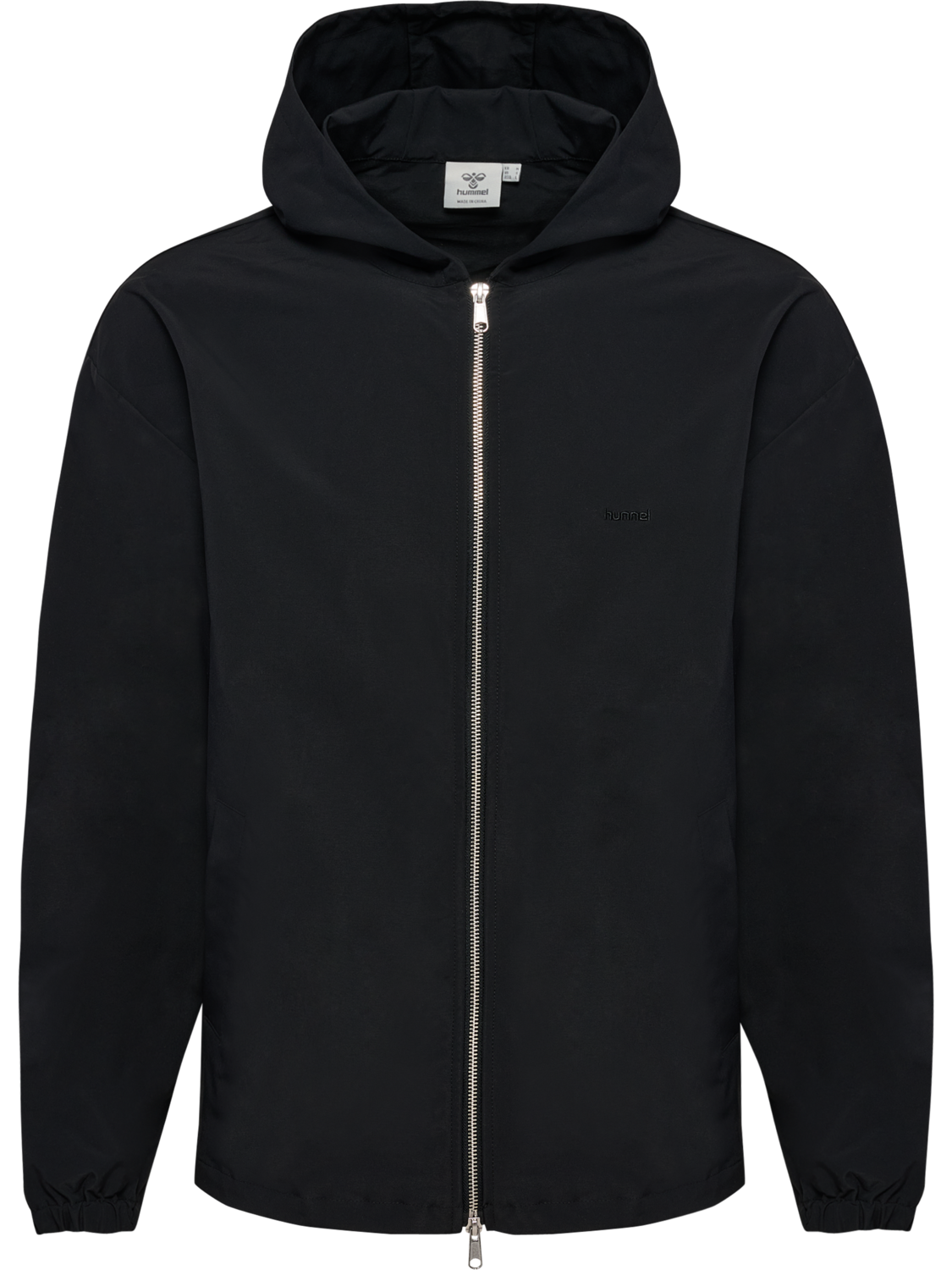 hmlI-D ZIP HOODIE, BLACK, packshot