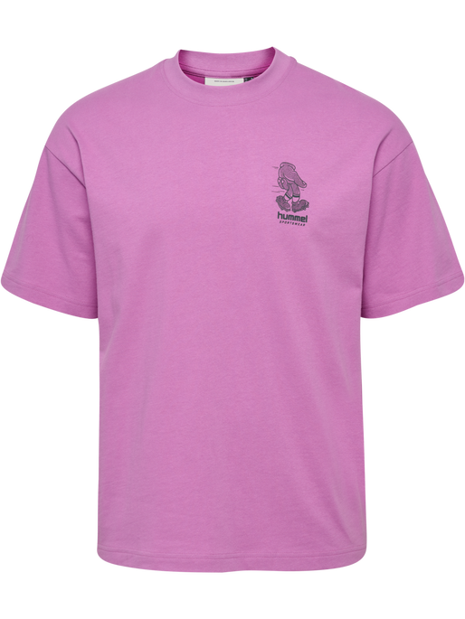hmlLOOSE T-SHIRT S/S BEES STADIUM, VIOLET hmlLOOSE T-SHIRT S/S BEES STADIUM, VIOLET, packshot
