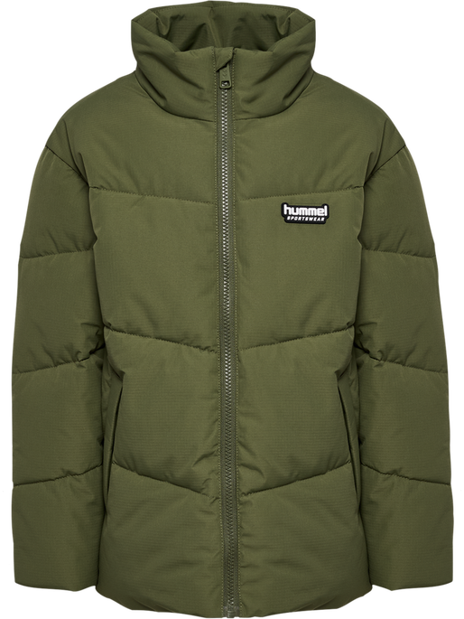hmlJR PUFFER JACKET, WINTER MOSS hmlJR PUFFER JACKET, WINTER MOSS, packshot