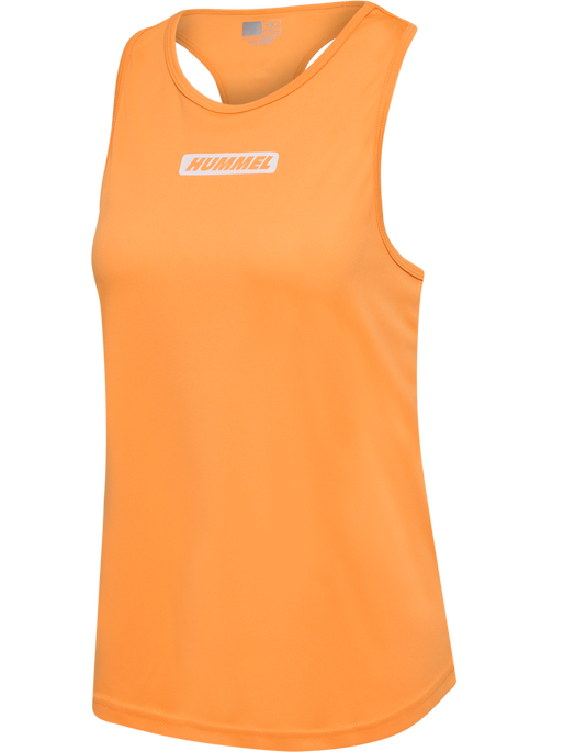 hmlTE TOLA TANKTOP, BLAZING ORANGE, packshot