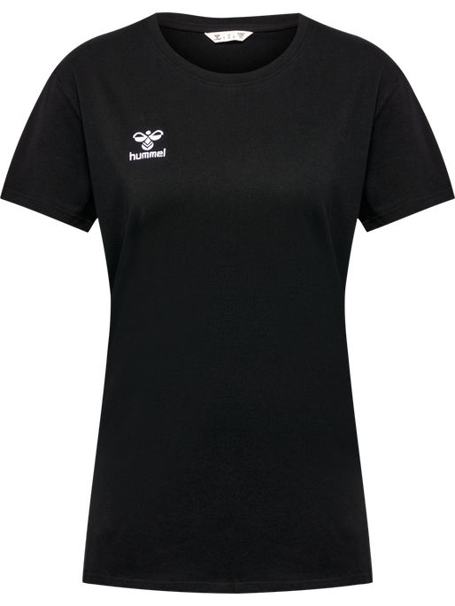 hmlGO 2.0 T-SHIRT S/S WOMAN, BLACK, packshot