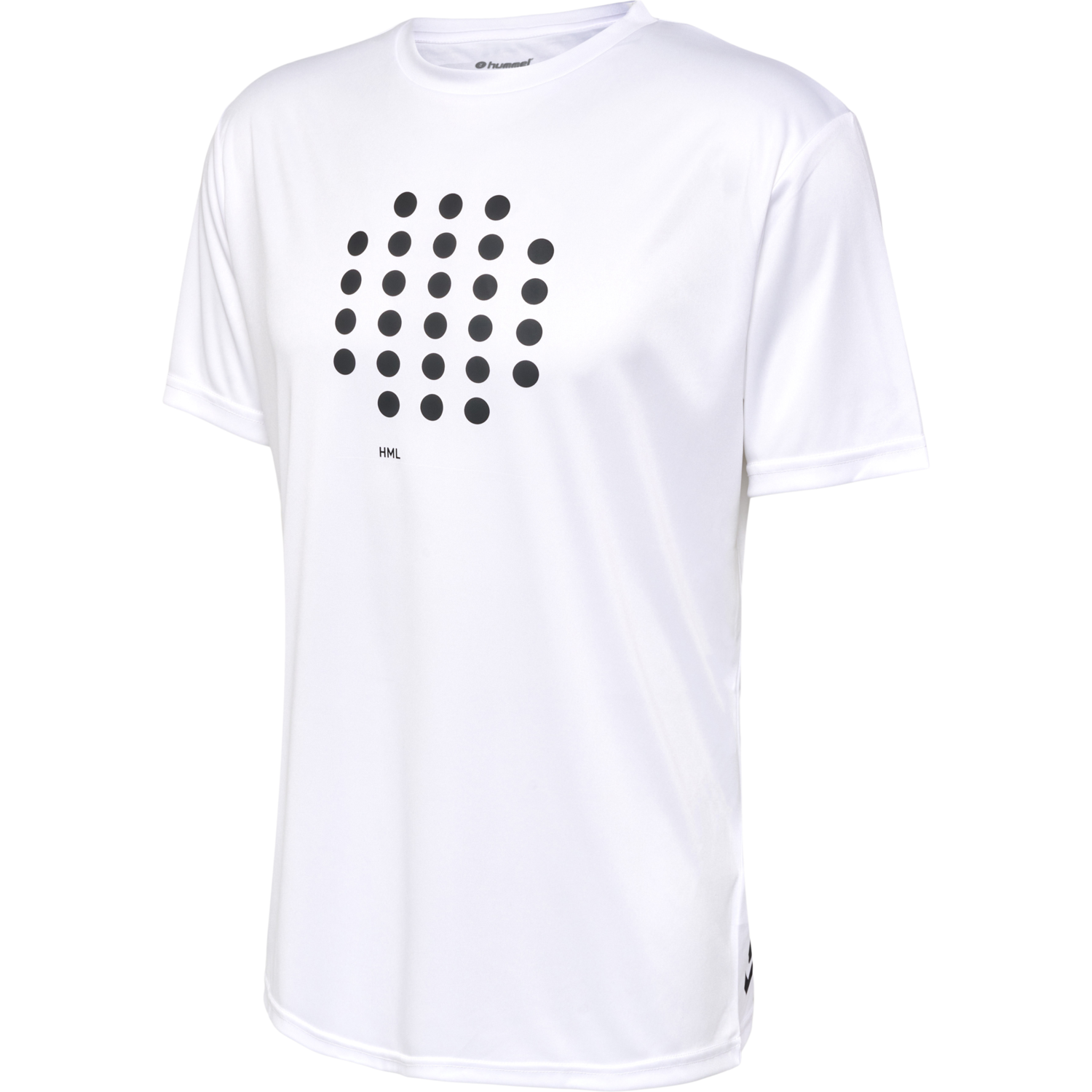 hmlCOURT T-SHIRT S/S, WHITE, packshot