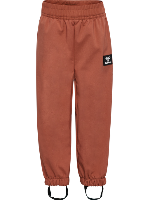 hmlJUPITOR TEX MINI SOFTSHELL PANTS, COPPER BROWN, packshot
