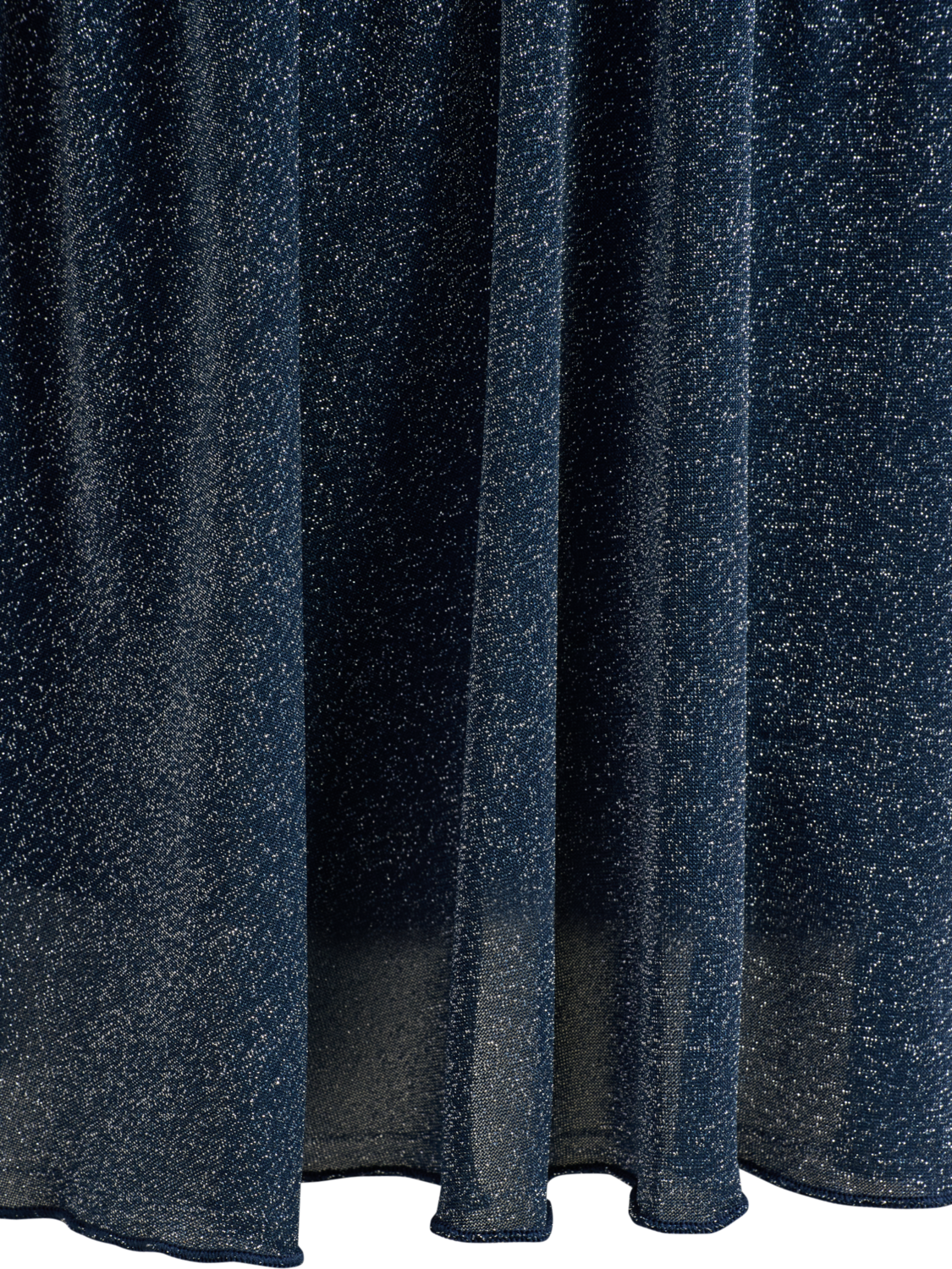 hmlJR GLITTER TIGHTS GYMSUIT L/S, DRESS BLUES, packshot