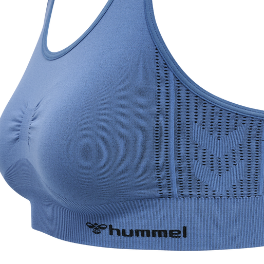 hmlMT SHAPING SEAMLESS SPORTS TOP, MARINA, packshot