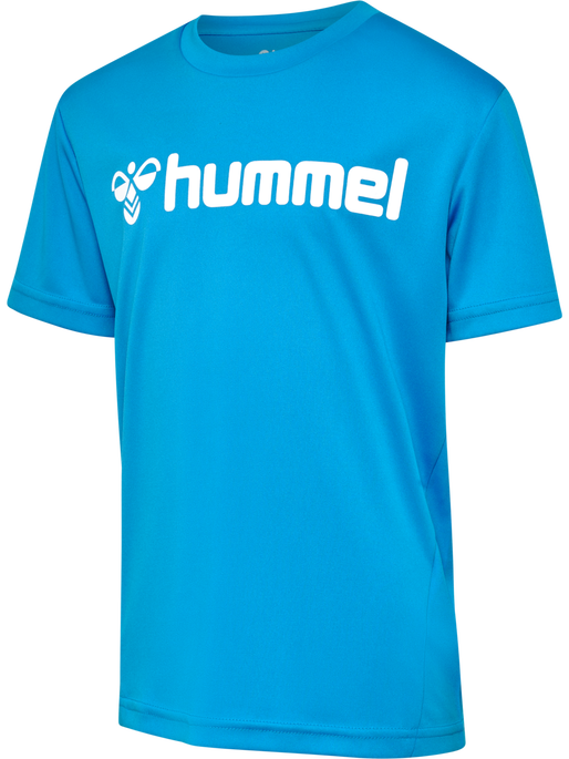 hmlLOGO JERSEY S/S KIDS, DIVA BLUE, packshot