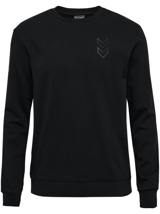hmlACTIVE SWEATSHIRT, BLACK, packshot