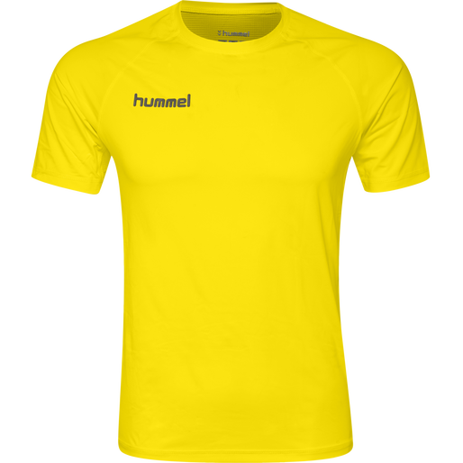 HML FIRST PERFORMANCE JERSEY S/S, BLAZING YELLOW, packshot