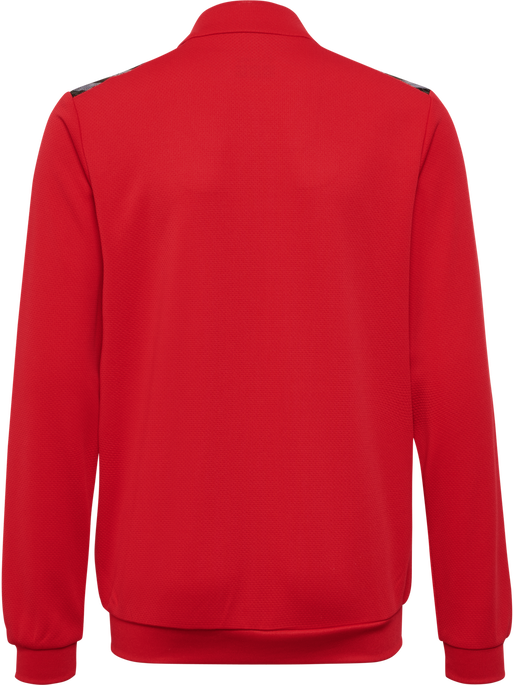 hmlAUTHENTIC PL ZIP JACKET KIDS, TRUE RED, packshot