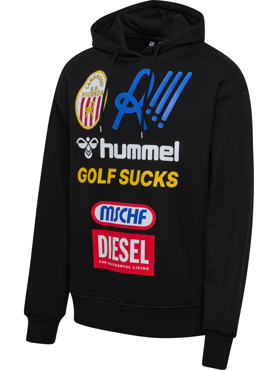 LRV x MSCHF x HML SWEAT HOOD, BLACK, packshot