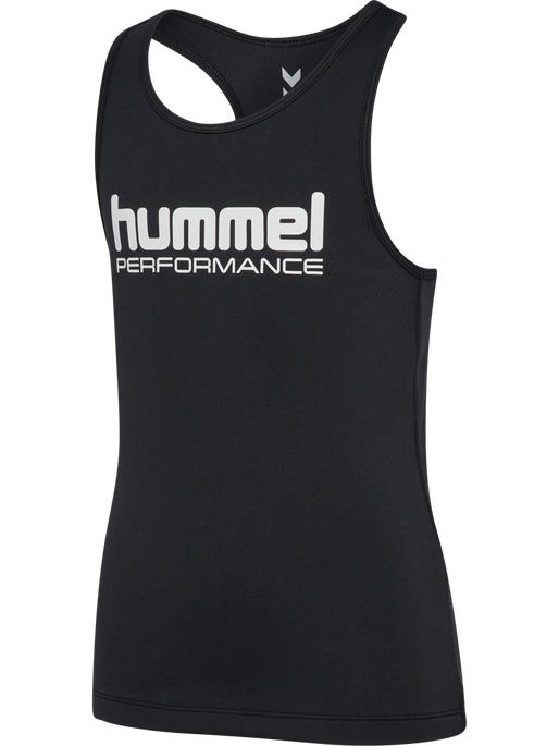 hmlJR PULSE TOP, BLACK hmlJR PULSE TOP, BLACK, packshot
