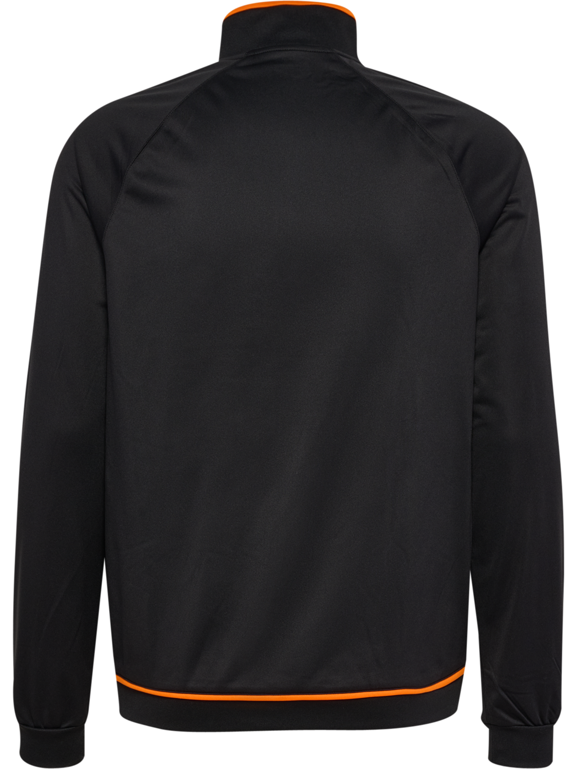 hmlCORE 2.0 TRACK ZIP JACKET, BLACK/ORANGE TIGER, packshot