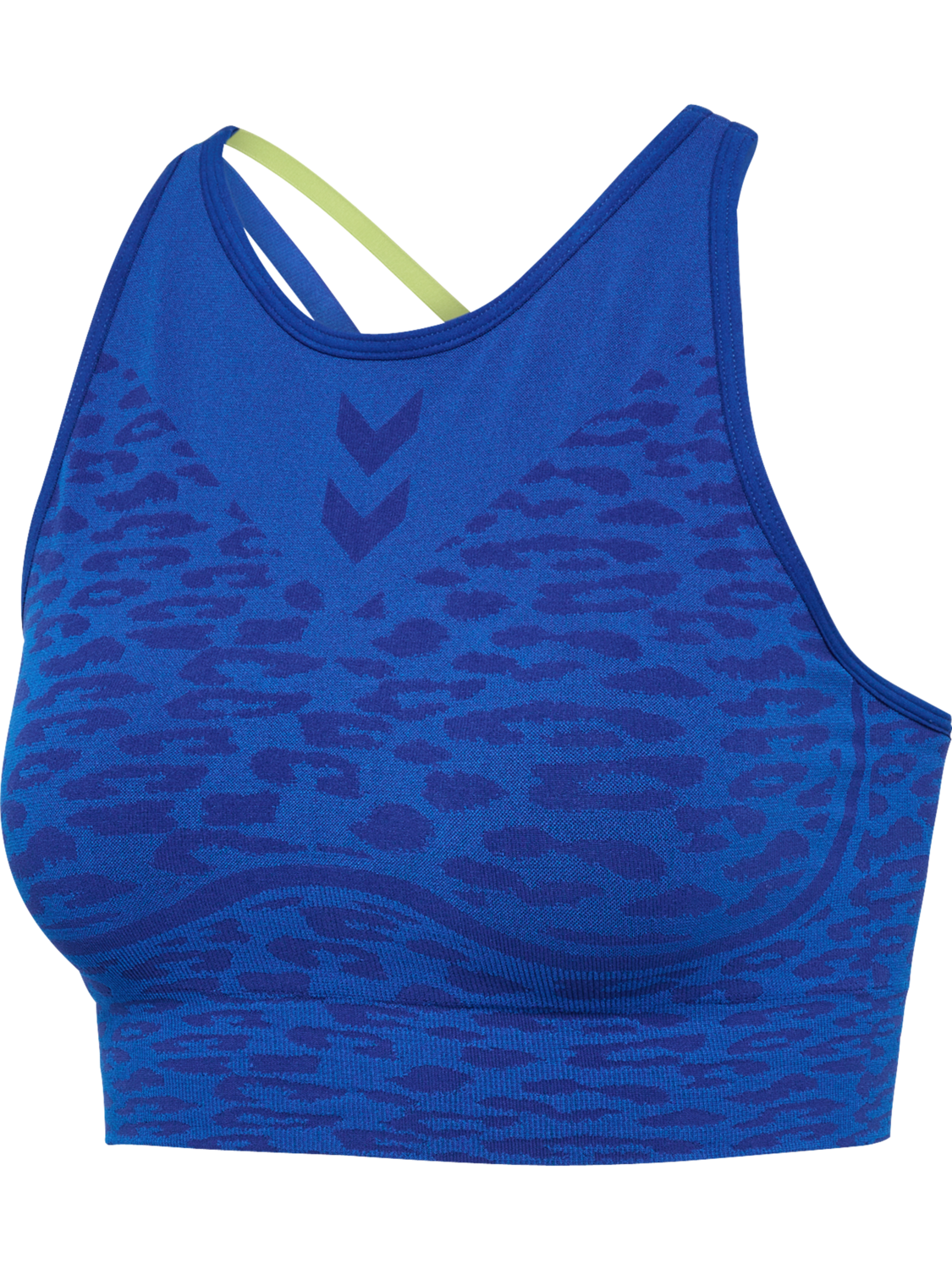 hmlMT LEO SEAMLESS SPORTS BRA, OLYMPIAN BLUE/SODALITE BLUE ME, packshot