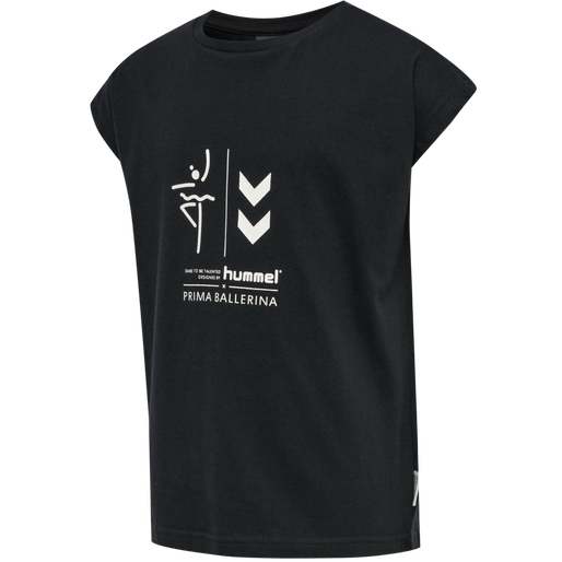hmlPRIMA BEE T-SHIRT S/S, BLACK hmlPRIMA BEE T-SHIRT S/S, BLACK, packshot