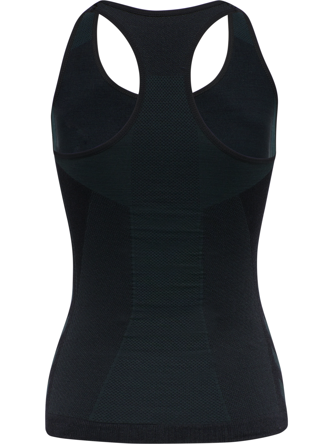 hmlCLEA SEAMLESS TOP, BLACK MELANGE, packshot