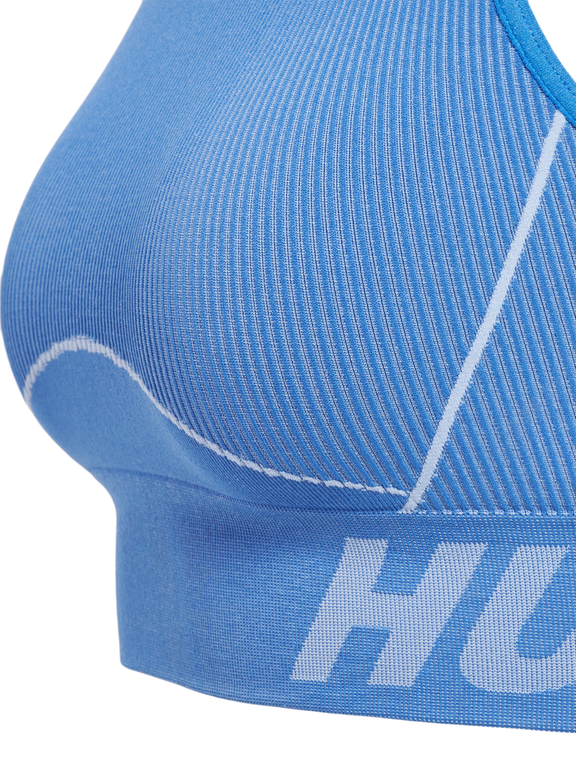 hmlTE CHRISTEL SEAMLESS SPORTS TOP, RIVIERA/BLUE BELL MELANGE, packshot