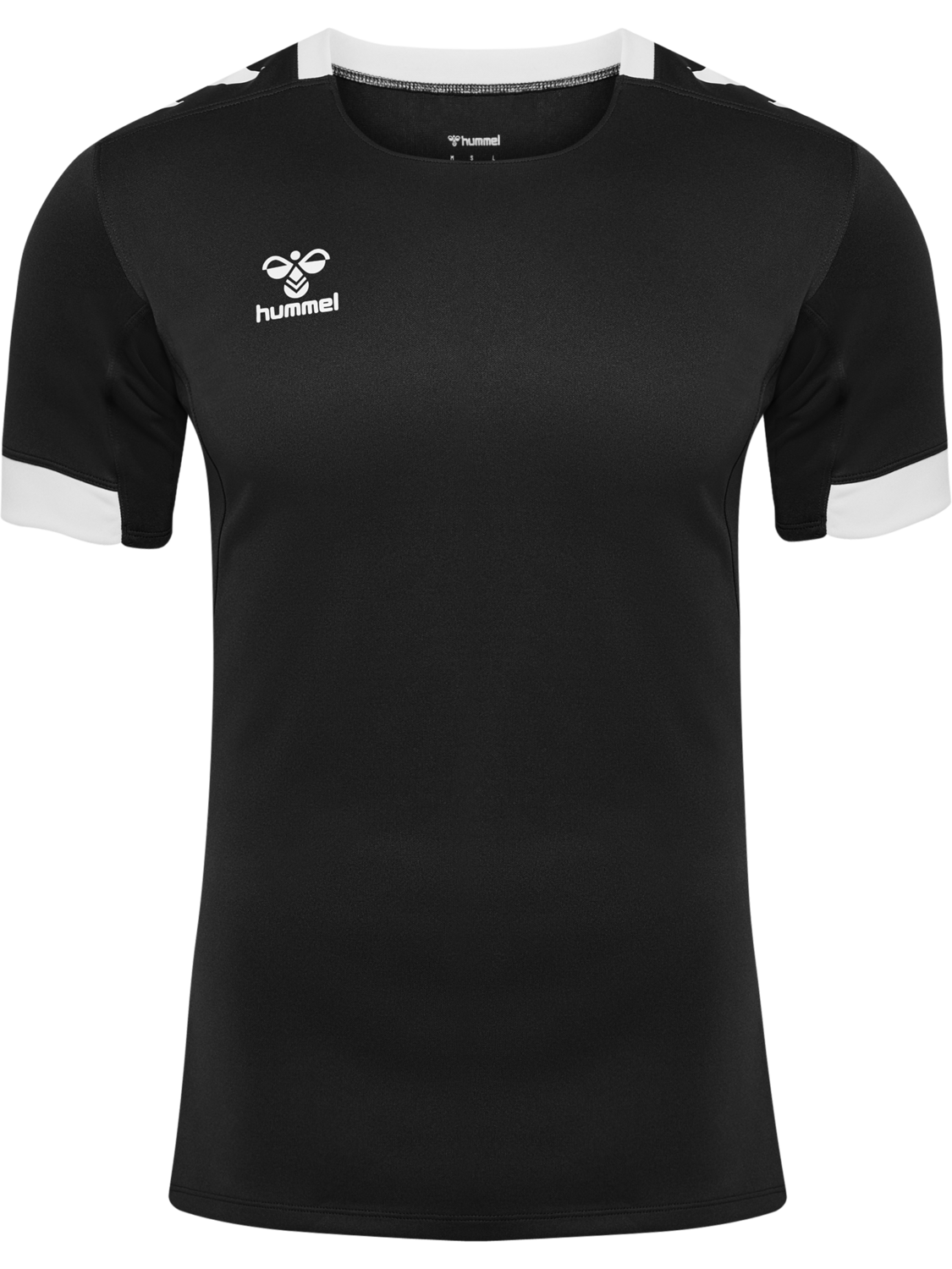 hmlRUGBY JERSEY S/S, BLACK, packshot