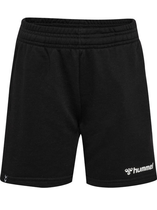 hmlMOVER COTTON BERMUDA SHORTS KIDS, BLACK hmlMOVER COTTON BERMUDA SHORTS KIDS, BLACK, packshot