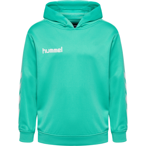 hmlPROMO KIDS POLY HOODIE, ATLANTIS, packshot