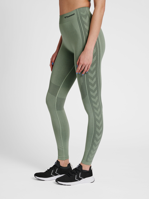 hmlSHAPING SEAMLESS MW TIGHTS, LILY PAD, model