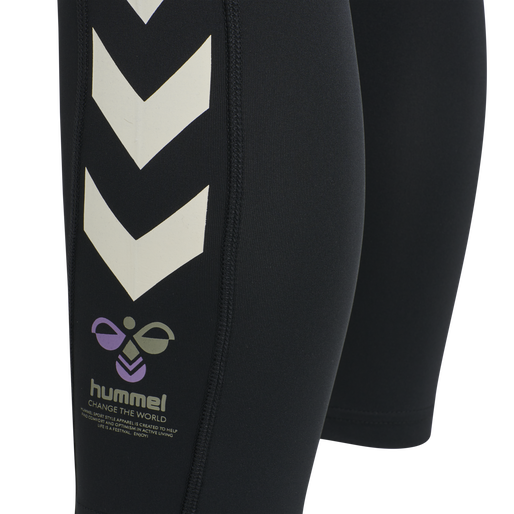 hmlMT MACI HIGH WAIST 7/8 TIGHTS, BLACK, packshot