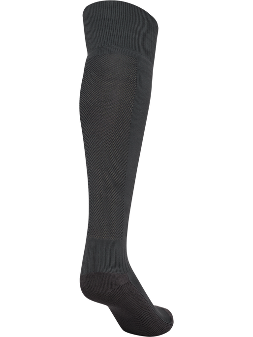hmlESSENTIAL FOOTBALL SOCKS, ASPHALT/WHITE, packshot