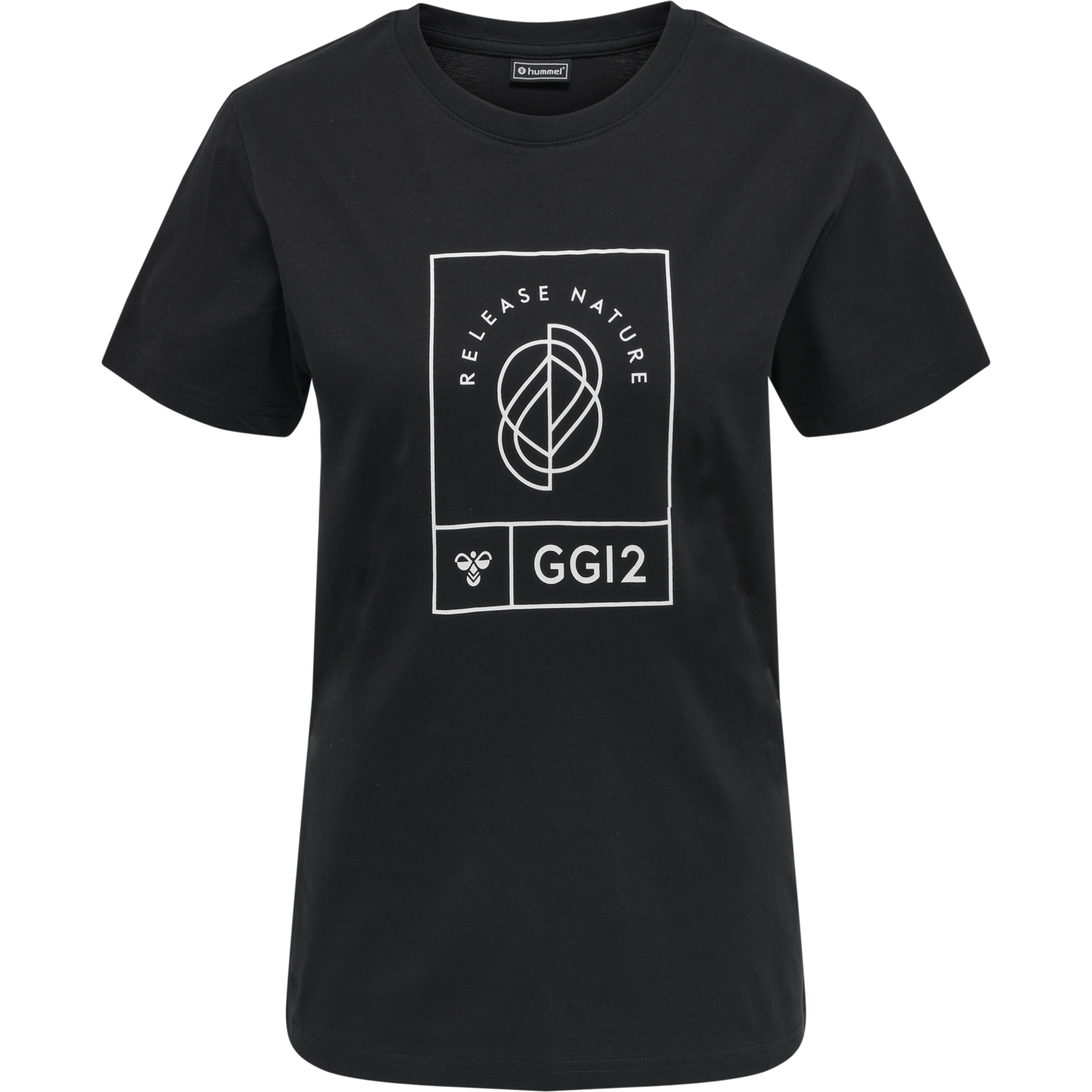 hmlGG12 T-SHIRT S/S WOMAN, BLACK, packshot