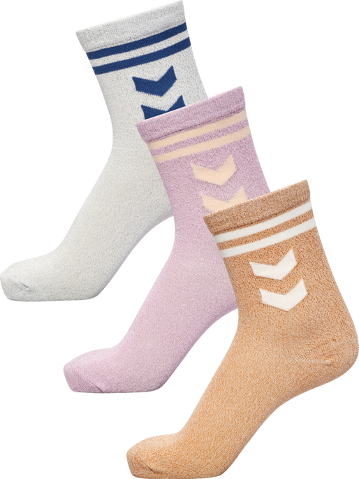 hmlALFIE SOCK 3-PACK, ORCHID PETAL, packshot