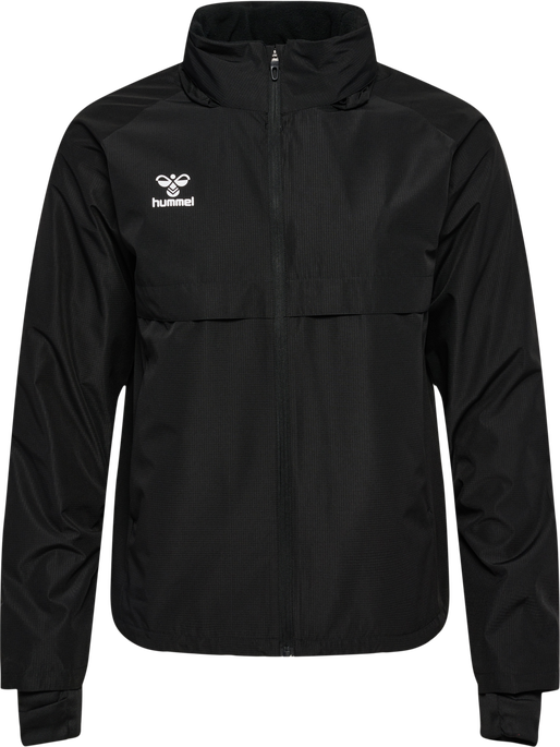 hmlGO SHELL JACKET, BLACK, packshot