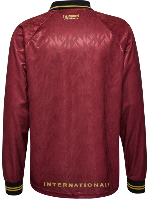 hmlLOOSE BAY SOCCER JERSEY L/S, SYRAH hmlLOOSE BAY SOCCER JERSEY L/S, SYRAH, packshot