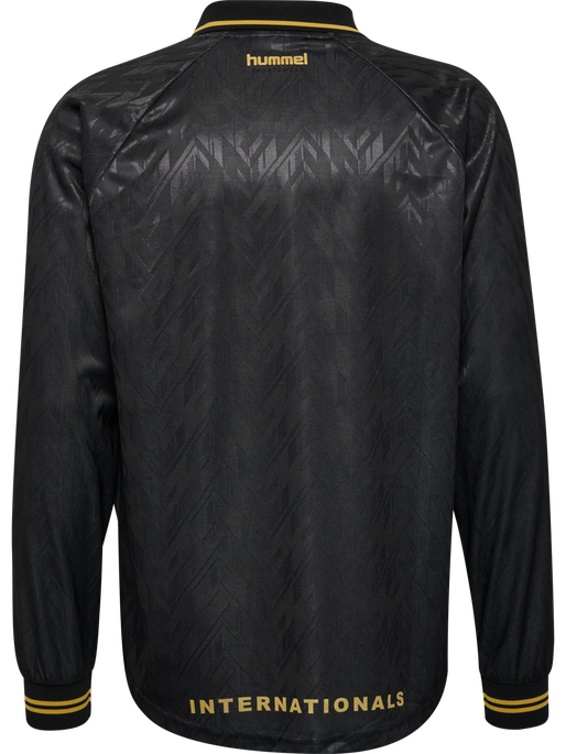 hmlLOOSE BAY SOCCER JERSEY L/S, BLACK hmlLOOSE BAY SOCCER JERSEY L/S, BLACK, packshot