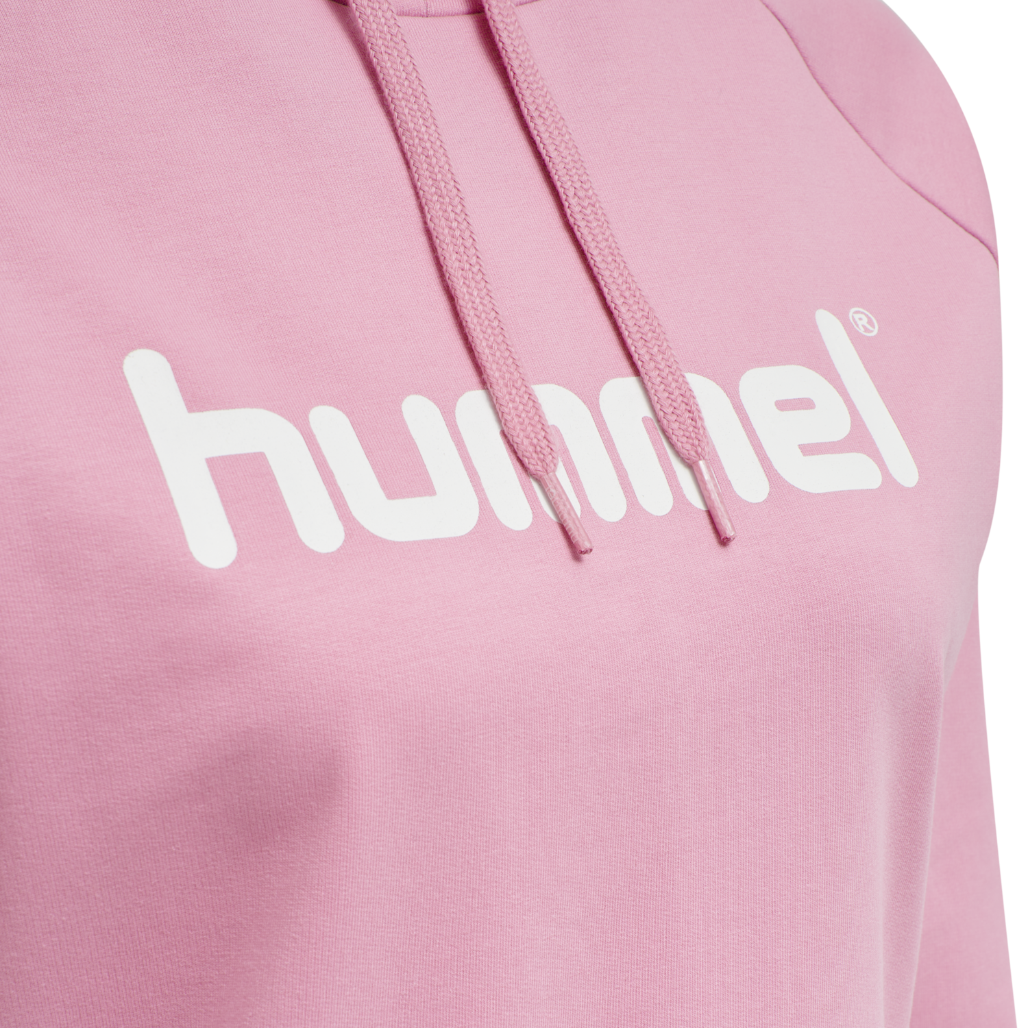 HMLGO COTTON LOGO HOODIE WOMAN, COTTON CANDY, packshot