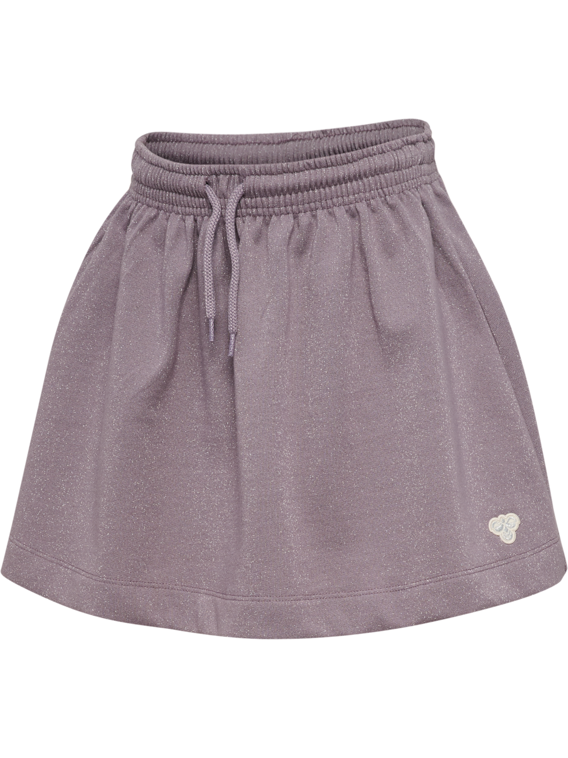 hmlJR GLITTER SWEAT SKIRT BEE, GRAY RIDGE, packshot