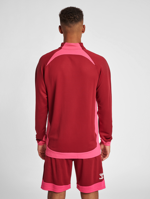 hmlLEAD HALF ZIP, BIKING RED, model