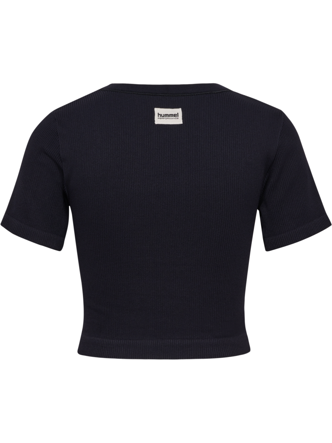 hmlPULSE SEAMLESS RIB W T-SHIRT S/S, BLACK, packshot