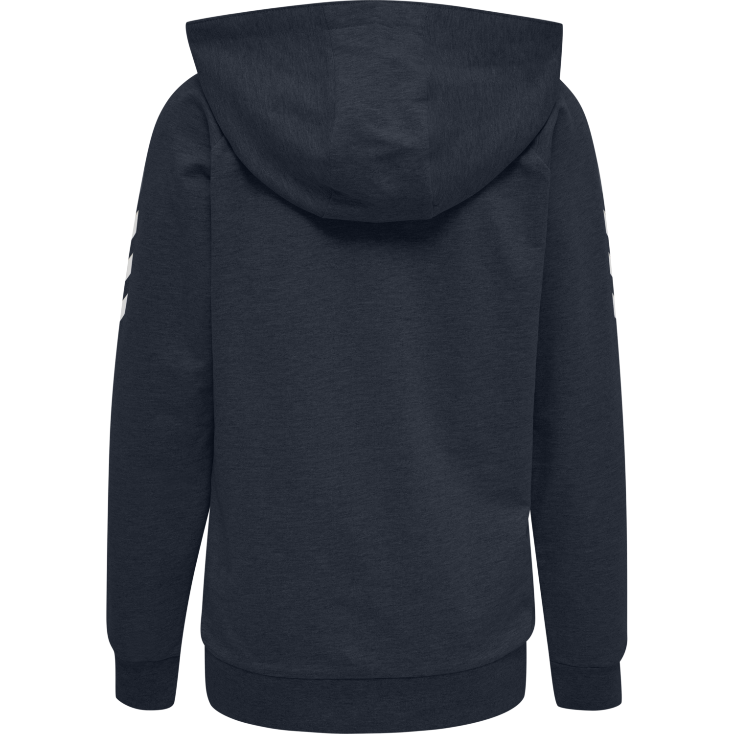 HUMMEL GO COTTON ZIP HOODIE WOMAN, INDIA INK, packshot