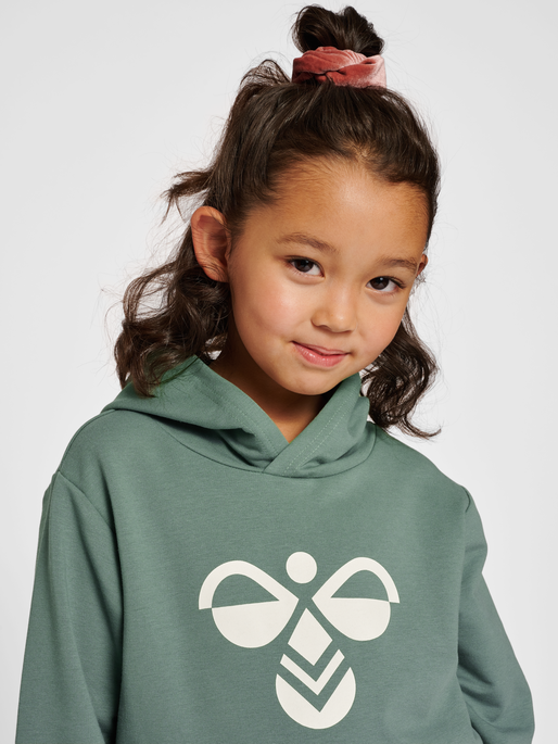 hmlCUATRO HOODIE, LAUREL WREATH, model
