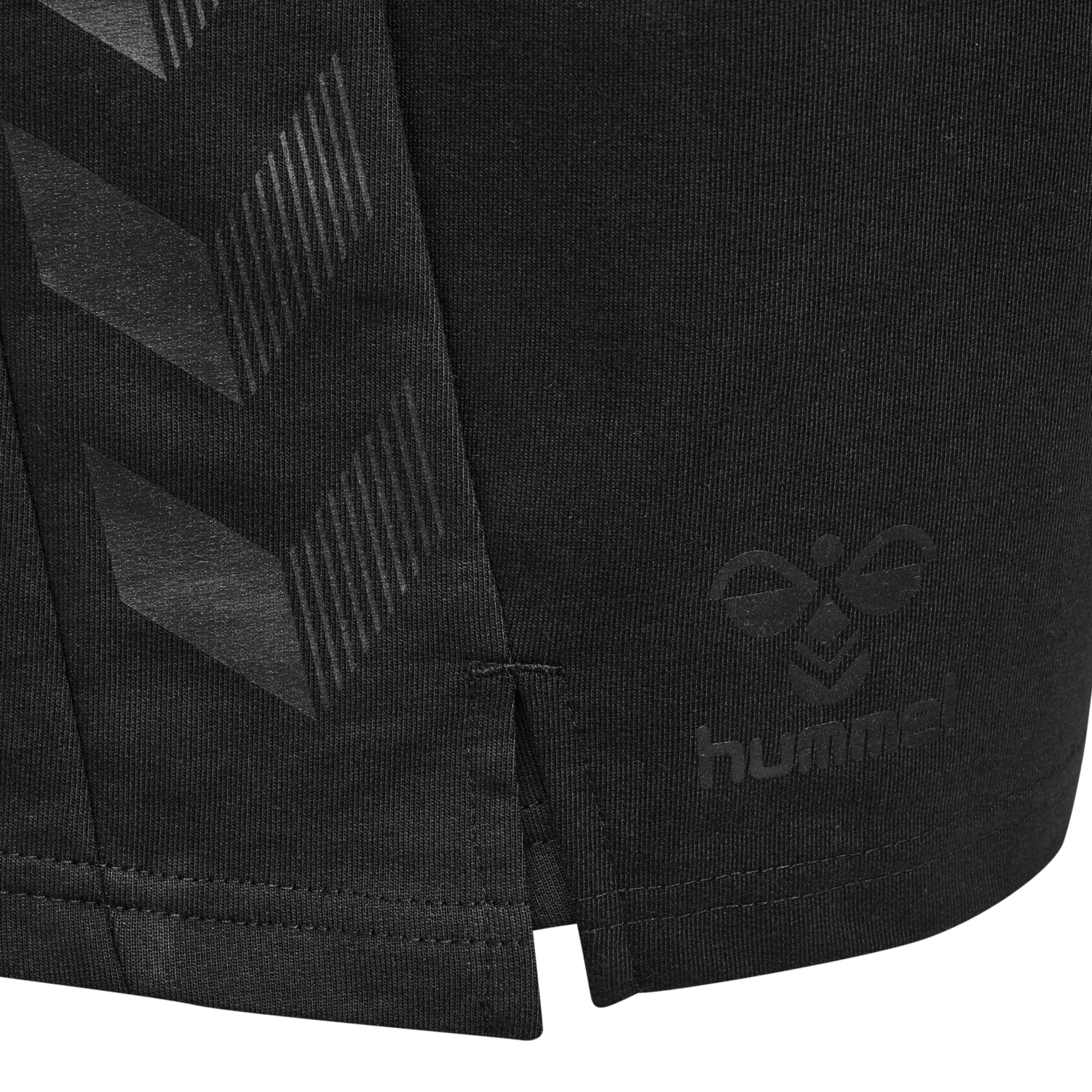 hmlOFFGRID COTTON SHORTS, JET BLACK/FORGED IRON, packshot