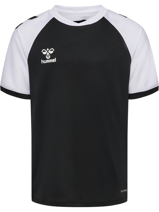 hmlMATCH LEAGUE JERSEY S/S KIDS, BLACK/WHITE hmlMATCH LEAGUE JERSEY S/S KIDS, BLACK/WHITE, packshot