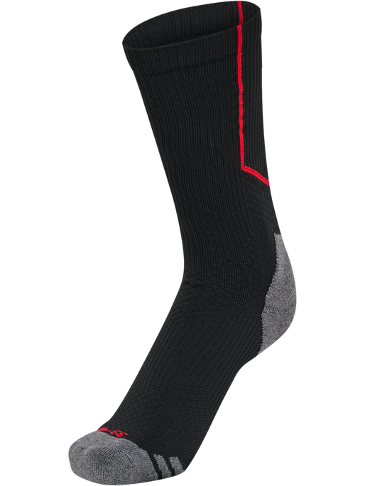 hmlPRO TRAINING SOCKS LOW, BLACK/TRUE RED hmlPRO TRAINING SOCKS LOW, BLACK/TRUE RED, packshot