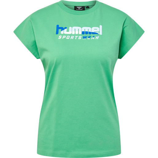 hmlLGC JASIRA T-SHIRT, GREEN SPRUCE, packshot