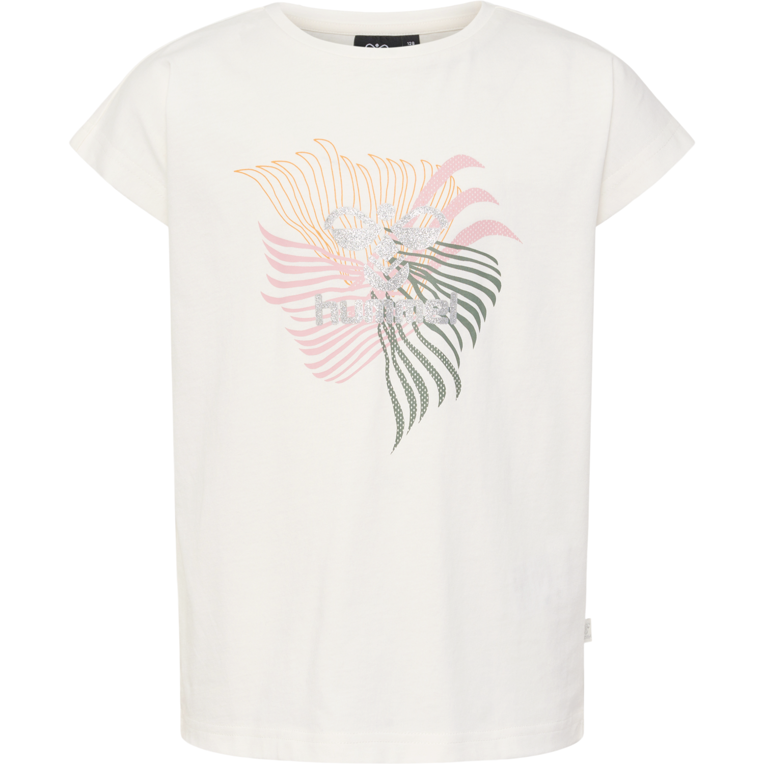 hmlLYDIA T-SHIRT S/S, MARSHMALLOW, packshot