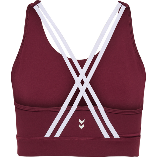 hmlMT FLASH SPORTS BRA, ZINFANDEL, packshot