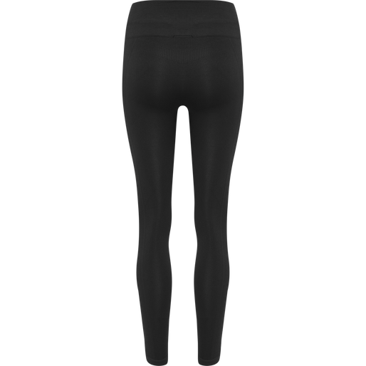 hmlTIF SEAMLESS HIGH WAIST TIGHTS, BLACK hmlTIF SEAMLESS HIGH WAIST TIGHTS, BLACK, packshot