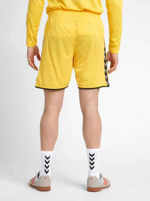 hmlAUTHENTIC POLY SHORTS, SPORTS YELLOW, model