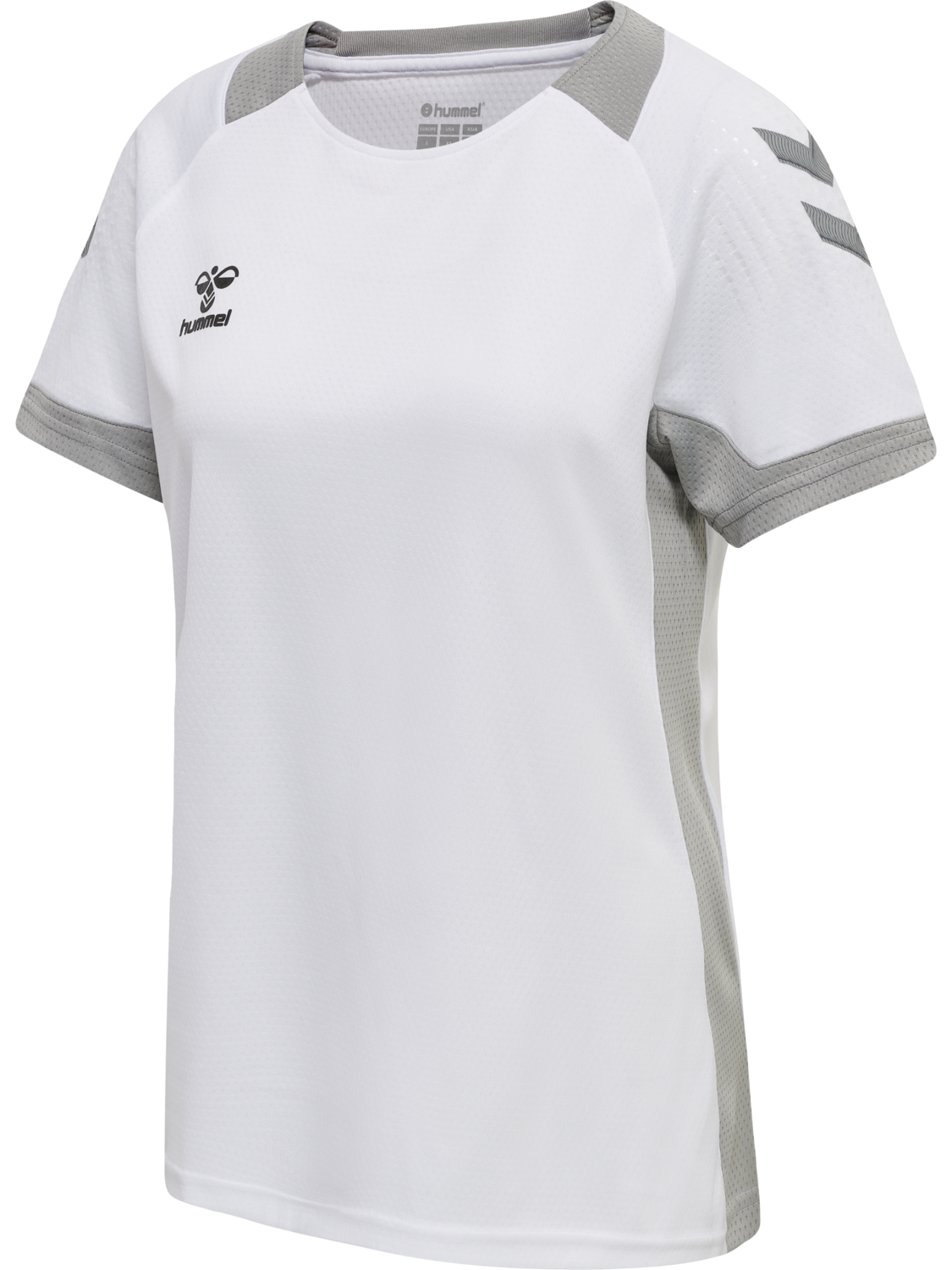 hmlLEAD WOMENS S/S POLY JERSEY, WHITE, packshot