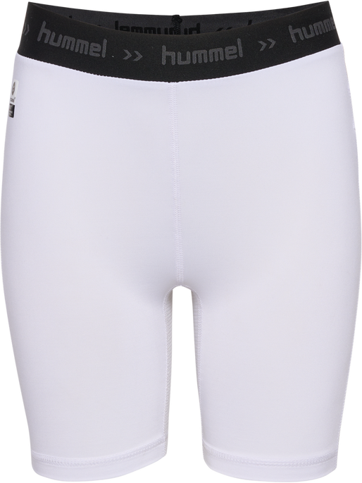 HUMMEL FIRST PERFORMANCE KIDS TIGHT SHORTS, WHITE, packshot