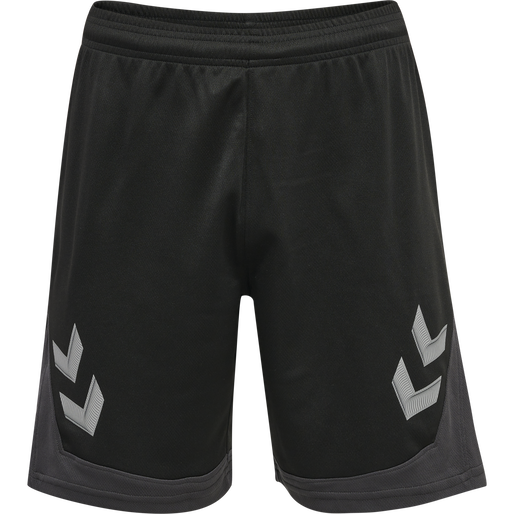 hmlLEAD POLY SHORTS, BLACK hmlLEAD POLY SHORTS, BLACK, packshot