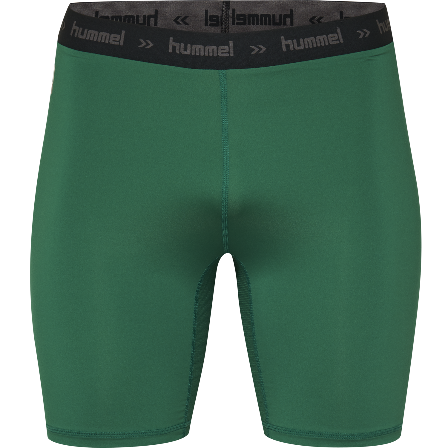 HUMMEL FIRST PERFORMANCE TIGHT SHORTS, EVERGREEN, packshot